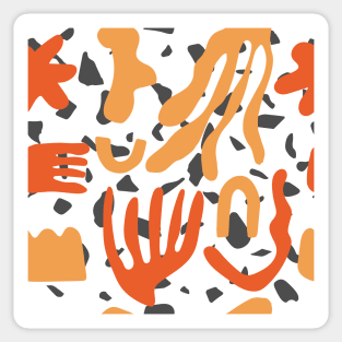 Sweet Abstract Autumn Sticker